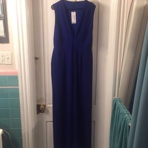 Royal blue jumpsuit from boohoo. US size 14.